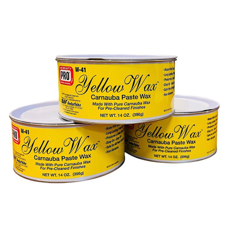 Yellow Wax Paste Твердий віск для ручної поліровки 396 гр