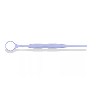 Дзеркало РЕЛАКС, 5 пл. Родієве Ханенкрат з ручкою Фіолетове