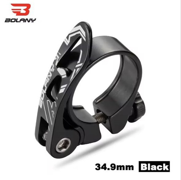 Затискач для сидіння велосипеда Bolany 34,9 мм з ексцентриком (чорний), фото 1