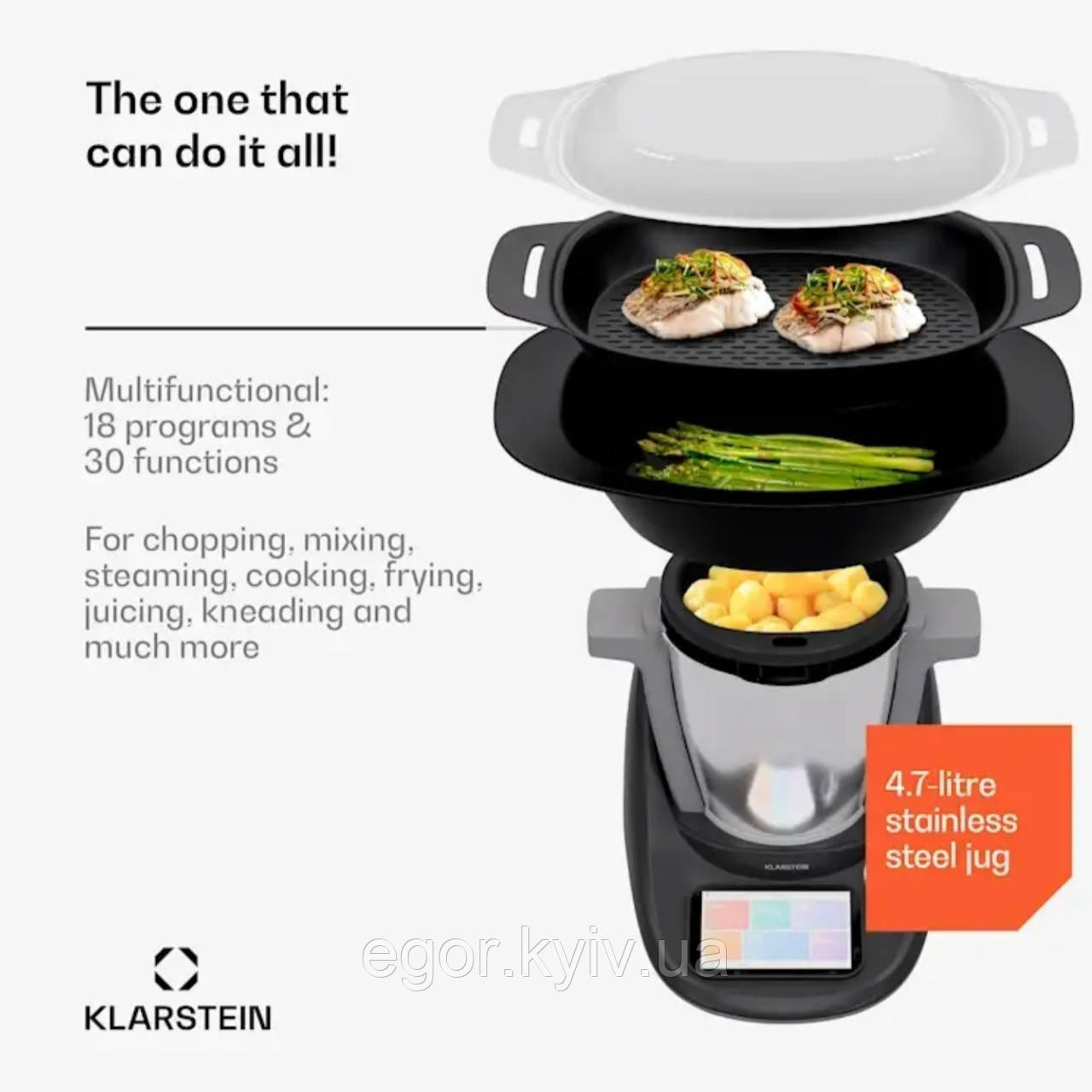 Новий кухонний комбайн Kitchen Work Aria Select WiFi Smart з Німеччини, фото 1