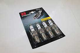 Свiча запалювання Газель,Волга,УАЗ дв.405,406,409,ВАЗ пiд ГБО (компл.4шт) блiстер ("ЕЗ") LPG4