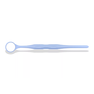 Дзеркало РЕЛАКС, 5 пл. Родієве Ханенкрат з ручкою Блакитне