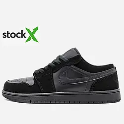 0197 AIR JORDAN  1 Low Triple Black 36