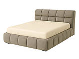 Ліжко двоспальне Орлі 160-180 (люкс) з механізмом велюр бежева, фото 7