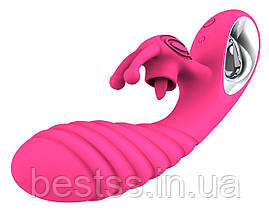 Потужний вібратор з 36 режимами вібрації Vicky Pink, фото 4