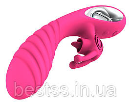 Потужний вібратор з 36 режимами вібрації Vicky Pink, фото 5