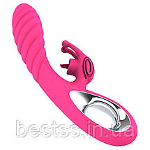 Потужний вібратор з 36 режимами вібрації Vicky Pink, фото 2