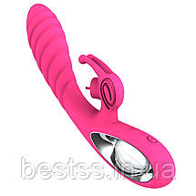 Потужний вібратор з 36 режимами вібрації Vicky Pink, фото 3