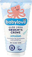 Крем для обличчя з алое Babylove Sensitive, 75мл