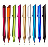 Ручка кулькова "Color", асорті, пише чорним, фото 2