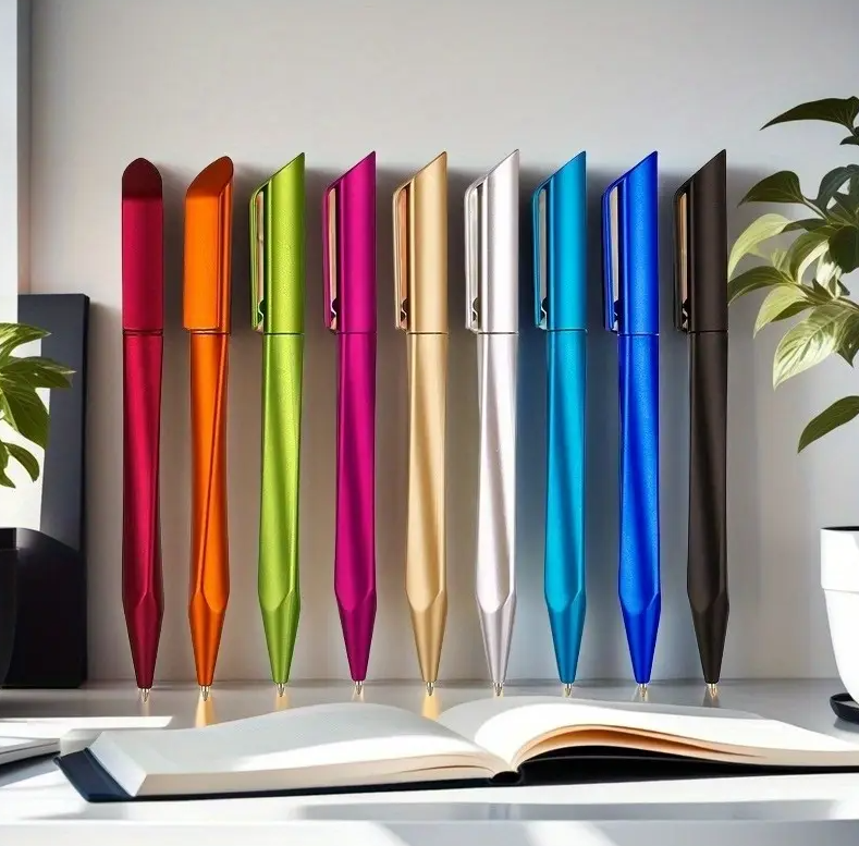 Ручка кулькова "Color", асорті, пише чорним, фото 1