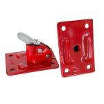 Пружинний затискач для опалубки чироз Anas, червоний 7х10 см, товщина 4 мм, 200 шт, фото 3