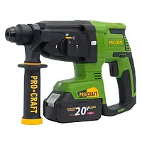 Мощный аккумуляторный перфоратор Procraft PHA40 с 2 акб в кейсе, АКБ перфоратор для дома и ремонта