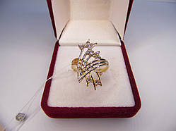 Золоте жіноче кільце. Розмір 18,5