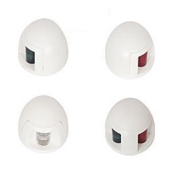 Навігаційний Вогонь Зелений Led Корпус Білий для човнів катерів яхт, фото 1