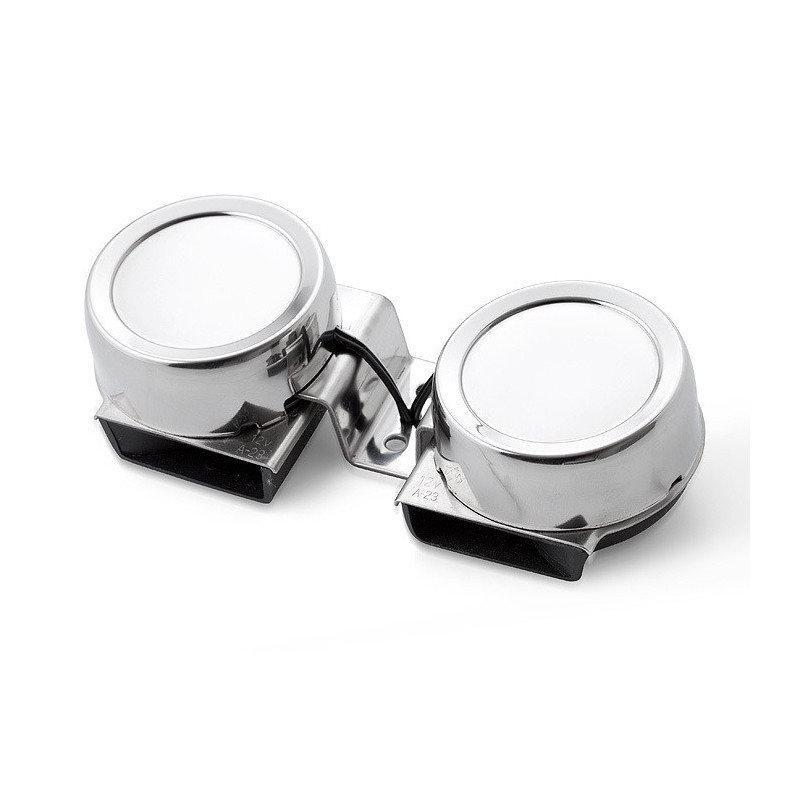 Подвійний електричний гудок Turbine (Тайвань) — потужний судновий сигнал для катерів, човнів і яхт, фото 1