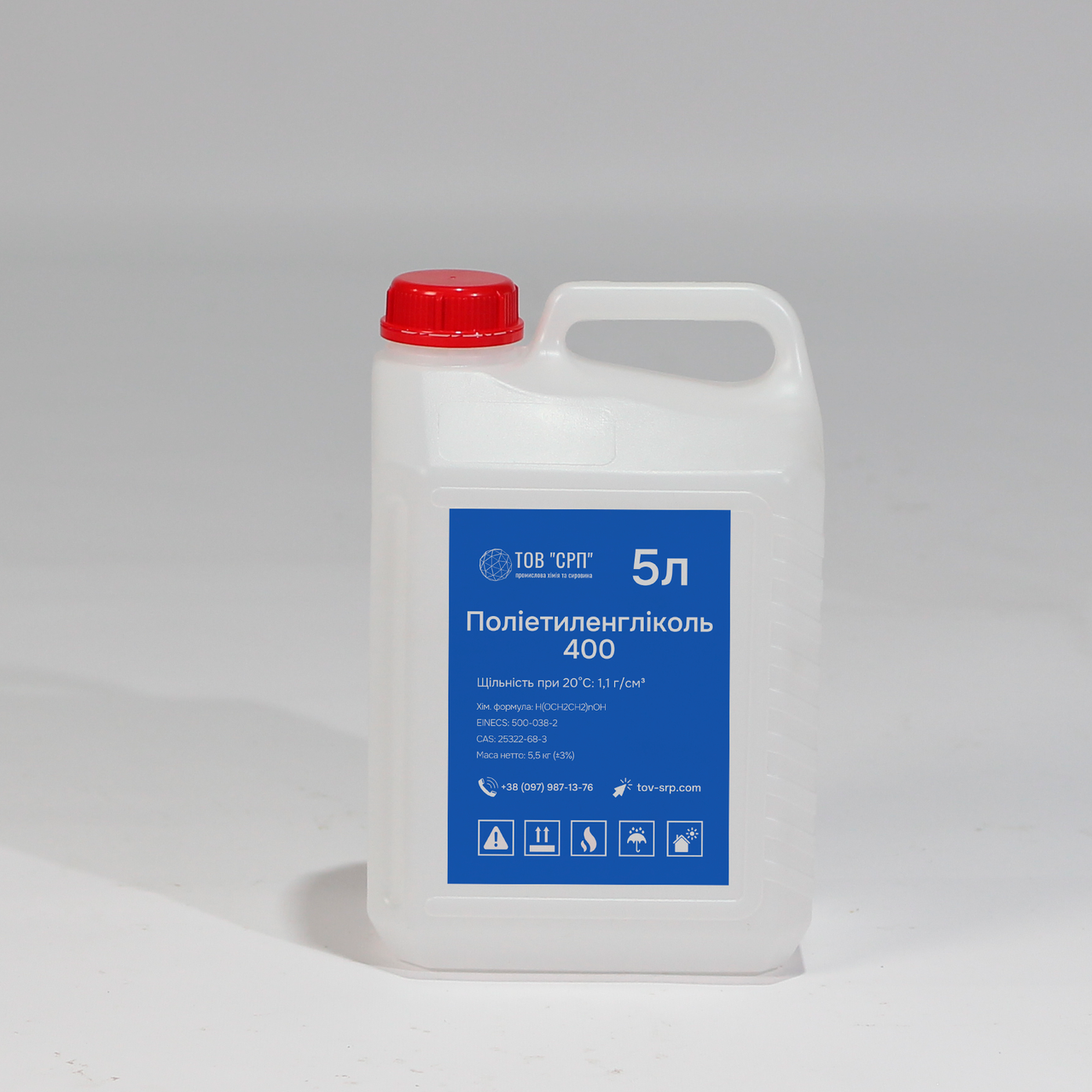 Поліетиленгліколь ПЕГ400 рідкий (каністра 5л)
