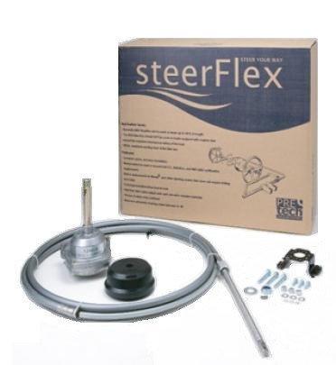 Рульовий Комплект Zts Pretech Нержавіюча Сталь 16 Ft 4.88 М Для Всіх Типів Човнів Та Моторів, фото 1