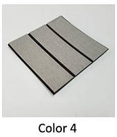 Тік Штучний Eva Color 4 в катер яхту (Світло-Сірий Тік Чорна Смуга)