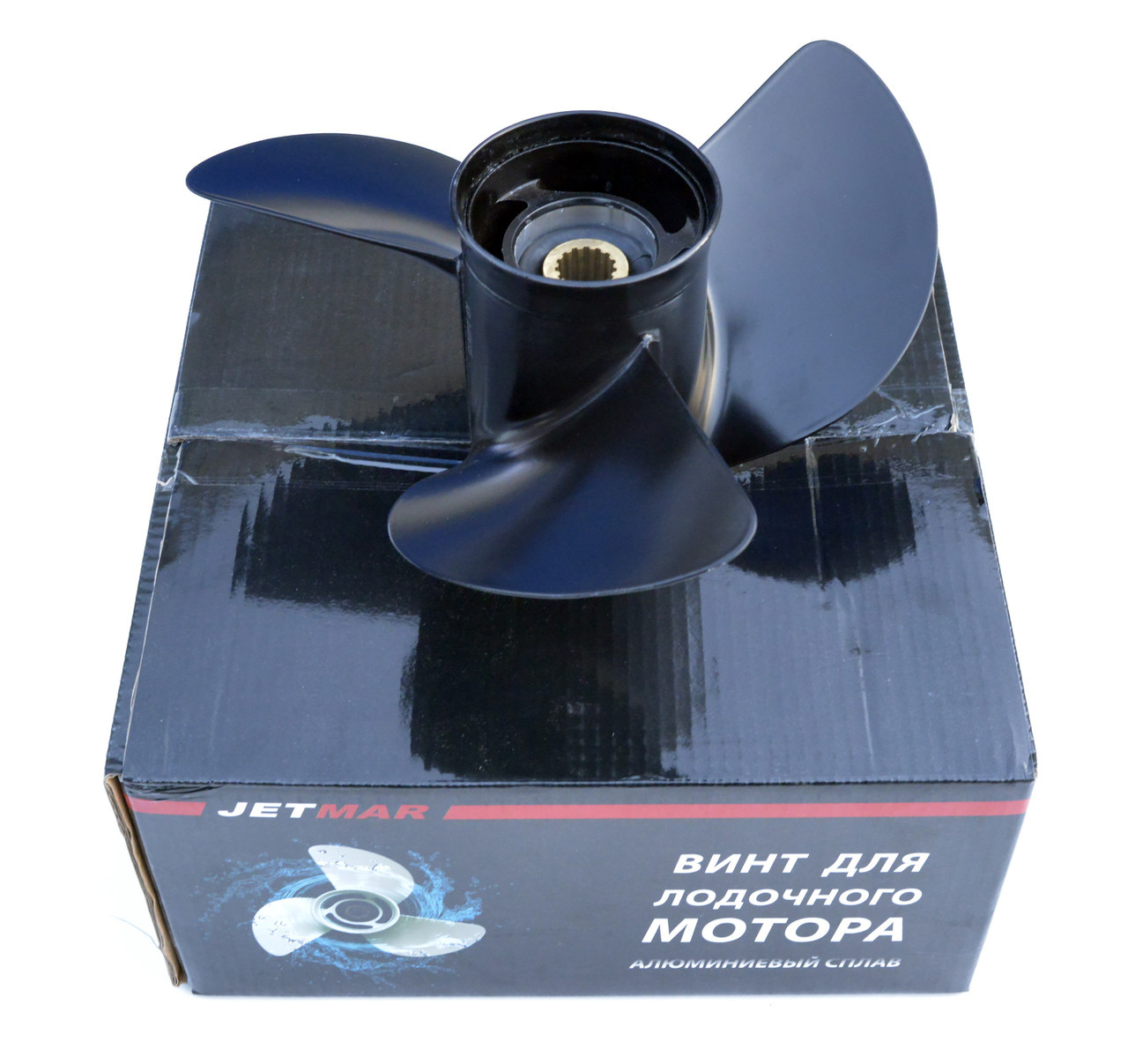 Гвинт Гребний Jetmar Алюміній Honda 35-65 Hp (11-1/4 X 13) Для Човна., фото 1