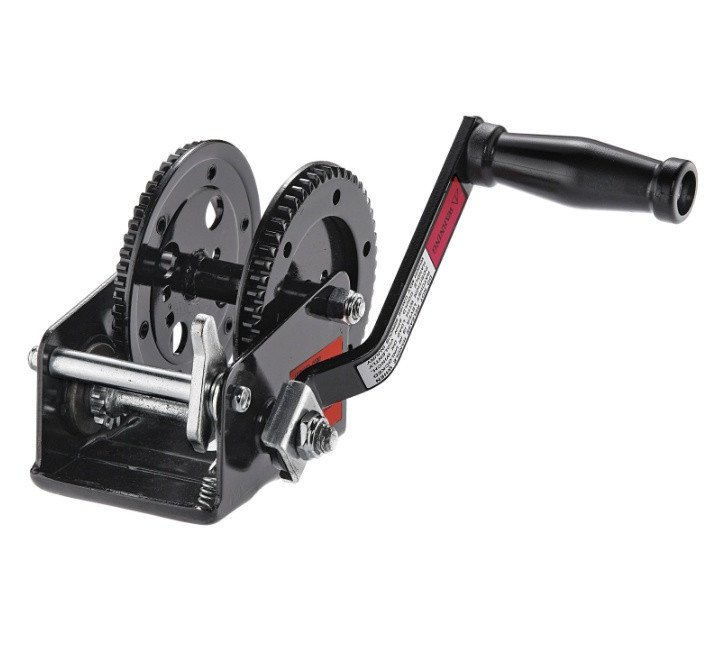 Лебідка ручна Колір Чорний Для Причепа 1600Lbs/727Kgs, фото 1