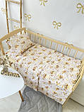 Дитяча постільна білизна в ліжко, комплект постільної дитячої білизни в ліжечко Angelok-child, фото 8