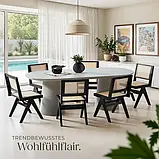 Дерев'яне ретро крісло Lissy до 120 кг. колір чорний, фото 2