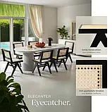 Дерев'яне ретро крісло Lissy до 120 кг. колір чорний, фото 6