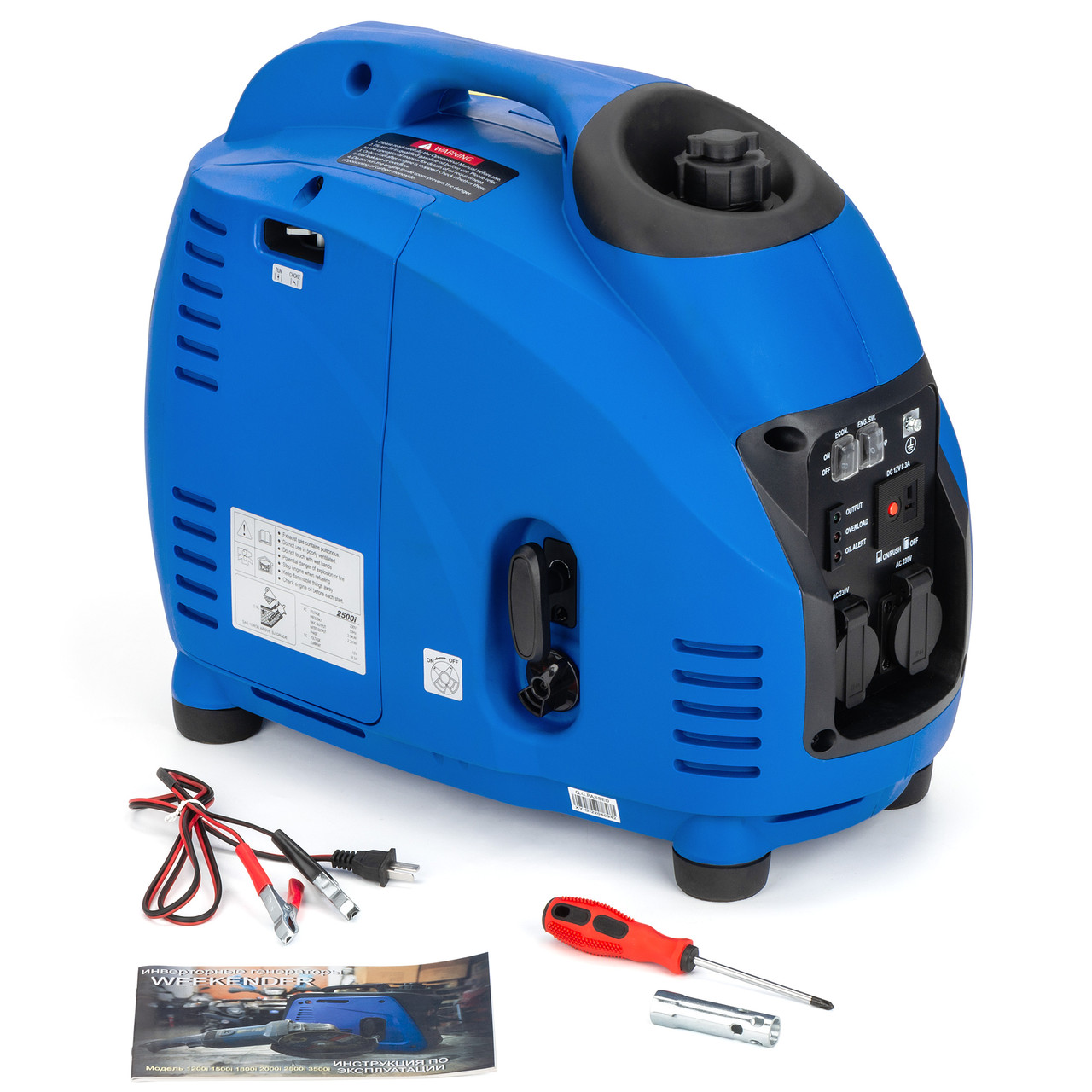 Генератор 2.5 кВт Інвертор Weekender D2500I мідна обмотка, фото 1
