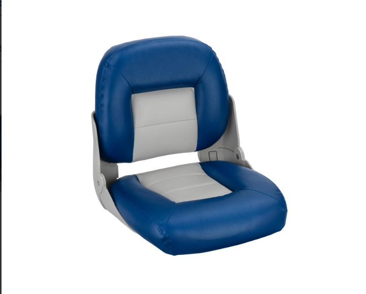 Сидіння Складане Для Човна Cruistyle Низька Спинка 75114Gb Сіро/Синє, фото 1