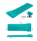 Одинарний Надувний Матрац З Подушкою Nature Hike Ultraligh Tpu 185Х54Х3См, фото 3