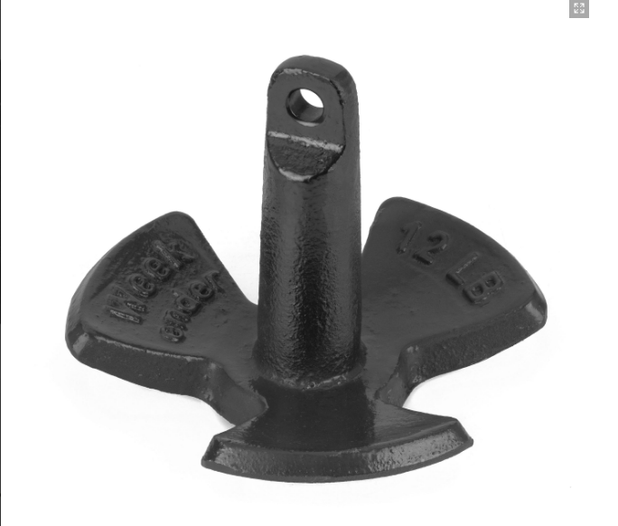 Якір Чавунний Трипелюстковий Ромашка На 5.5 Кг Для Човнів Довжиною До 5 Метрів, фото 1