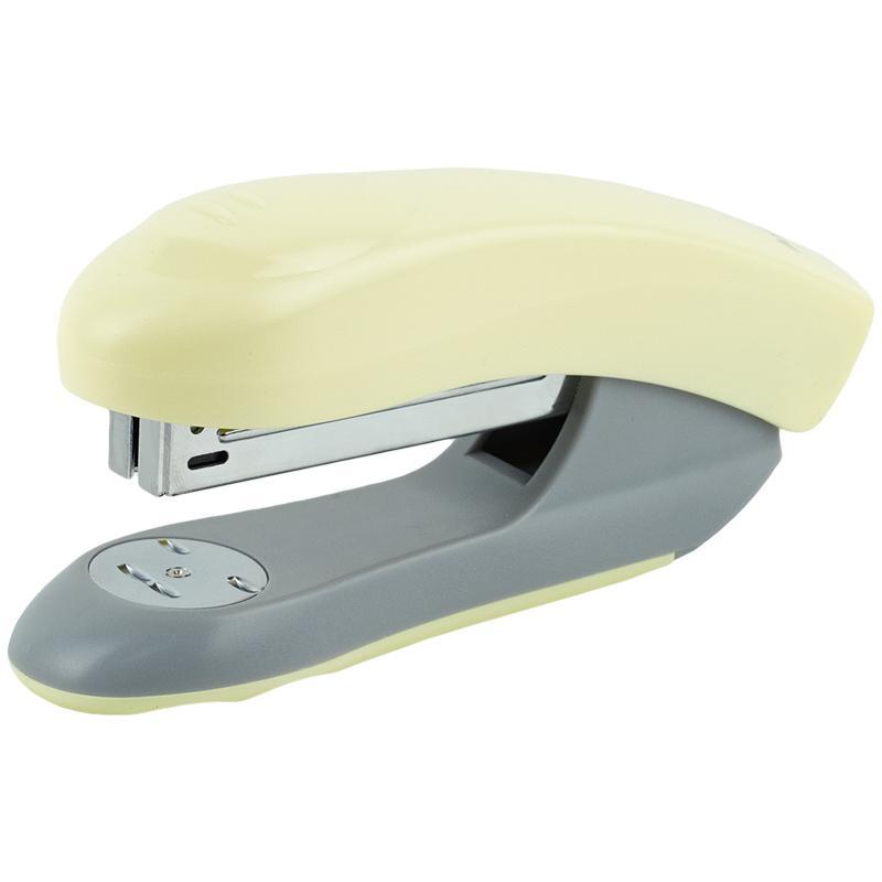 Степлер Welle-2 пласт., №24/6, 20 арк., Pastelini, жовтий, фото 1