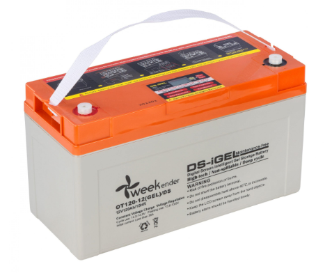 Гелевий Акумулятор Weekender Ds 120Ah 12V З Дисплеєм 36,6 Кг, фото 1