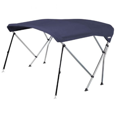 Човновий Тент На Катер Універсальний Bimini Top 3 Вигину 1.5-1.7 M Ширина Установки Синій, фото 1