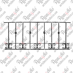 Секція огорожі 625х1500х12 невальц.. 01.013