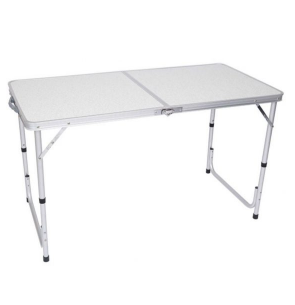 Складаний стіл для відпочинку, алюмінієвий, 120×60 см, фото 1