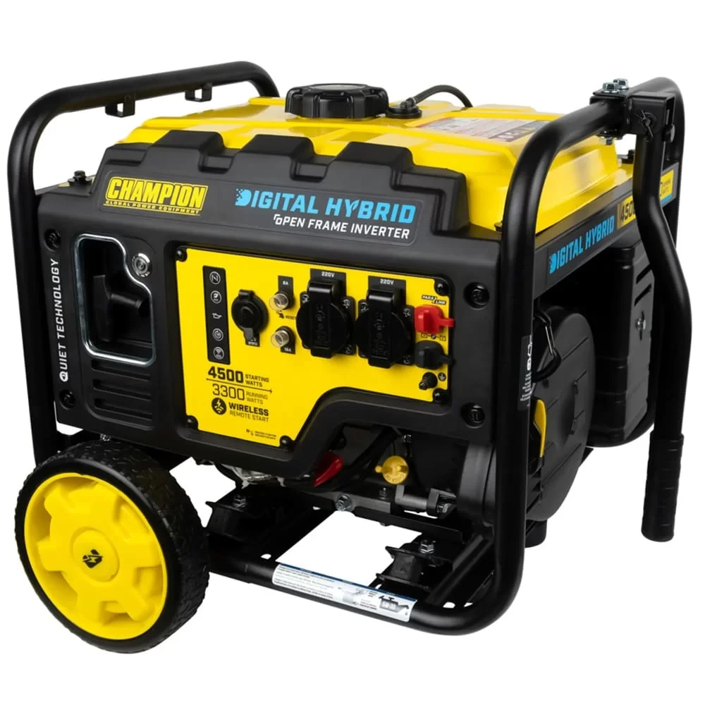 Генератор Інверторний 4.5 кВт З Відкритою Рамою І Дистанційним Запуском Від Компанії Champion, фото 1