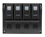 Панель Перемикачів З Пластмаси Easterner C91350 4 Перемикачі З Індикаторами Ввімкнення, фото 2