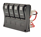 Панель Перемикачів З Пластмаси Easterner C91350 4 Перемикачі З Індикаторами Ввімкнення, фото 3