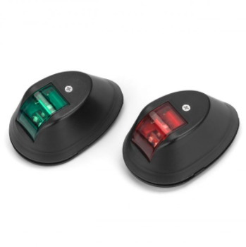 Малі Бортові Навігаційні Вогні Led, Чорний Корпус, Пластик C91003 Led, фото 1