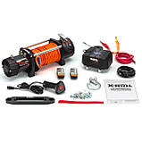 Лебедка електрическая С Синтетической Веревкой Для Квадрациклов И Автомобилей X-Bull 9500Lbs, фото 2