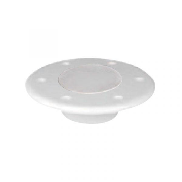 Опорна платина ніжки стола Flushmount Ø190 мм, h.10 мм, біла, фото 1