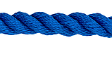 Веревка Polyester 3 Strand Rope 14Mm*200M Blue, фото 2