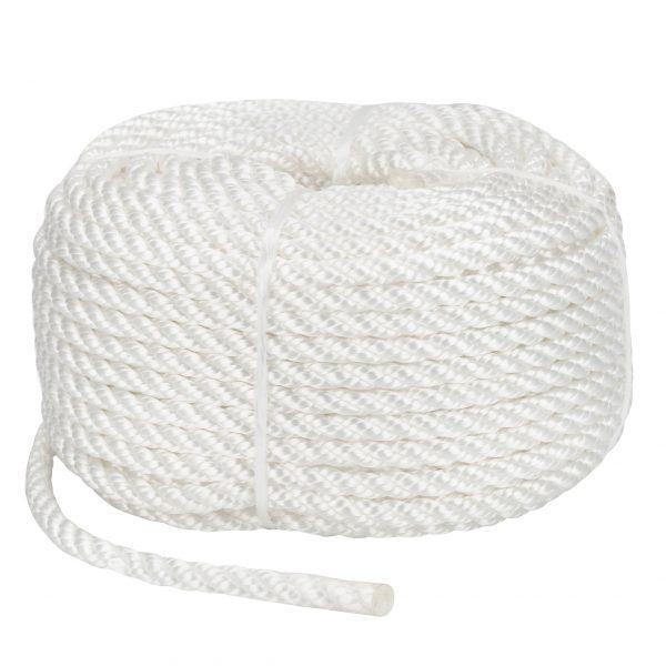 Веревка Polyester 3 Strand Rope 8Mm*30M White, фото 1