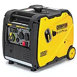 Генератор Інверторний 4500Вт Газ+Бензин У Кожусі Champion, фото 2