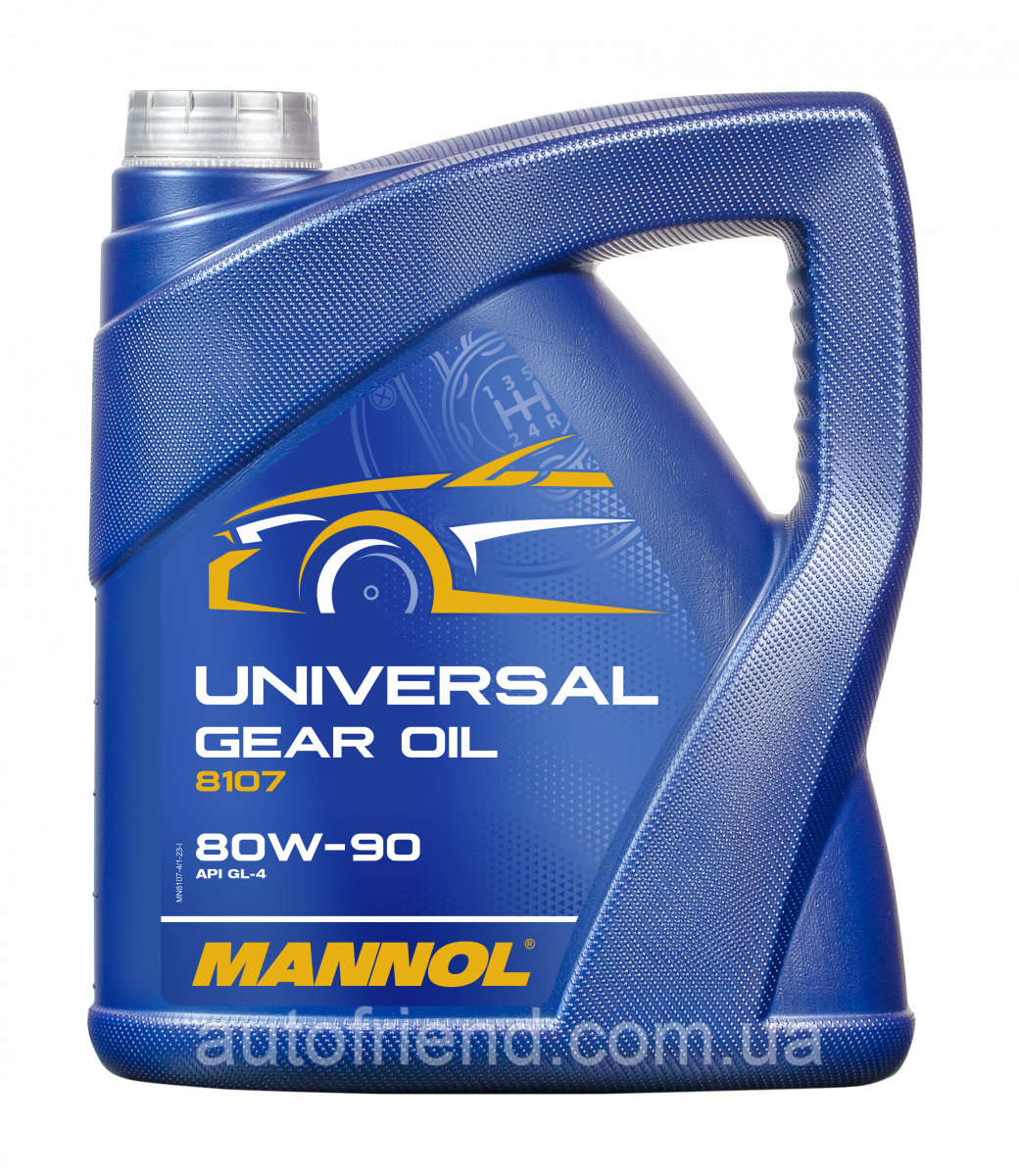 Олива трансм. MANNOL UNIVERSAL GETRIBOIL 80W-90 GL-4 4L (4шт/уп), фото 1