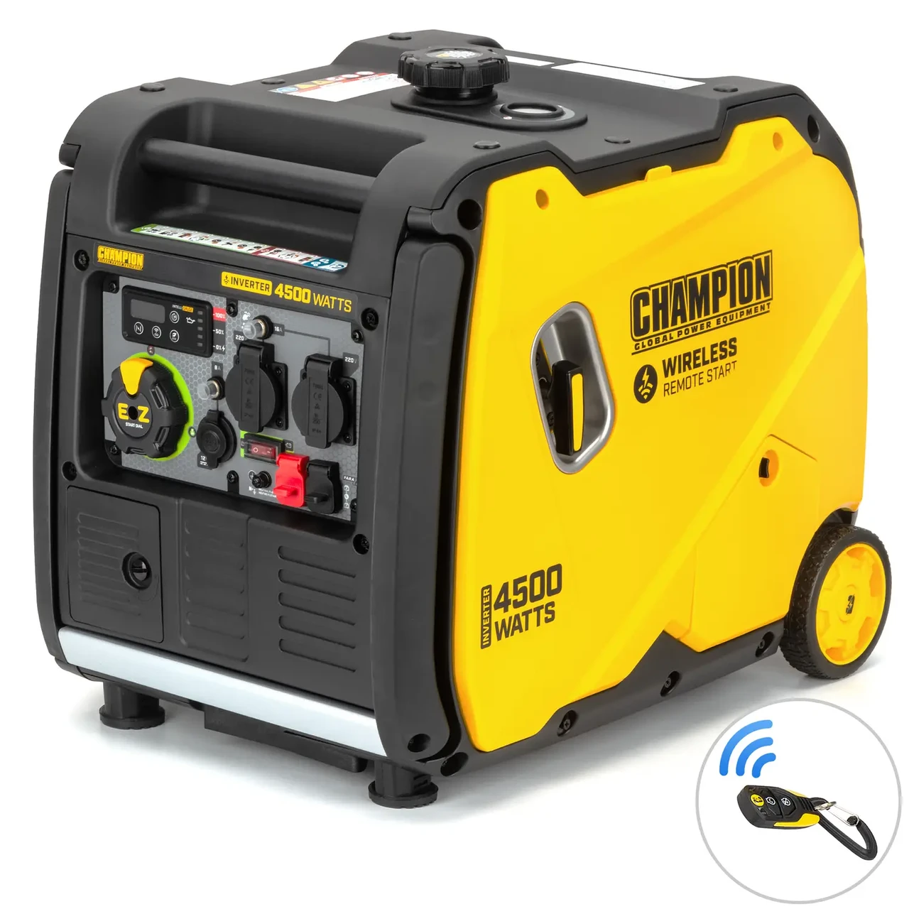Інверторний генератор Champion закритого типу 4500ВТ електростартер, фото 1