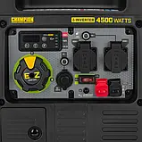 Інверторний генератор Champion закритого типу 4500ВТ електростартер, фото 3