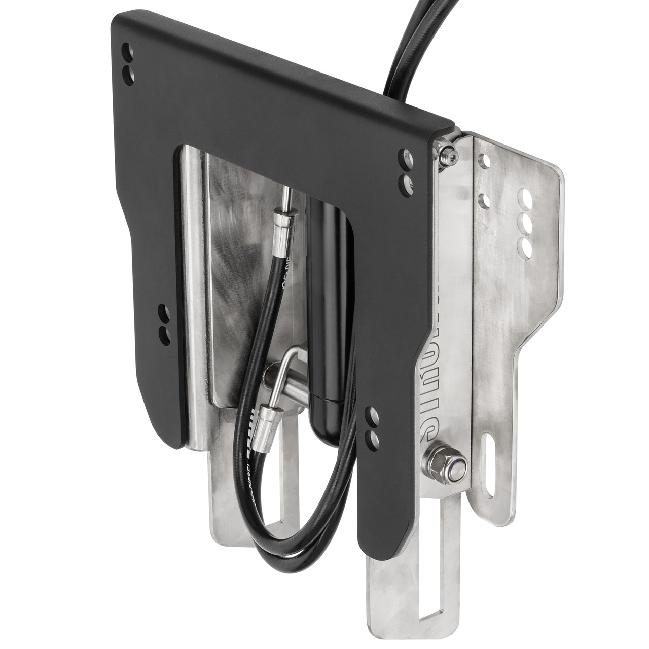 Гідравлічний ліфт для підвісного човнового мотора від 40 л.с. до 120л.с. сталь А4 (AISI 316), фото 1